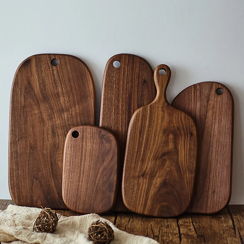 OEM design wood cheese board set the wooden larger olive acacia material wood cutting board wholesale with handle