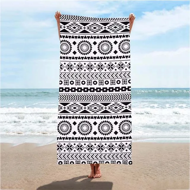 Wholesale Luxury Beach Towels with logo Custom Print Candy Theme Dry Fast Soft Lightweight Sand Free Beach Towel