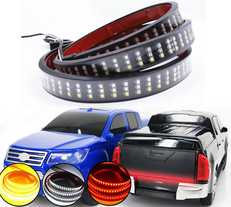 
LED tail light pick up Turn Signal Brake Reverse Flexible LED Strip Light LED Tailgate Tail Light Strip For Pickup Truck 4X4 ATV 