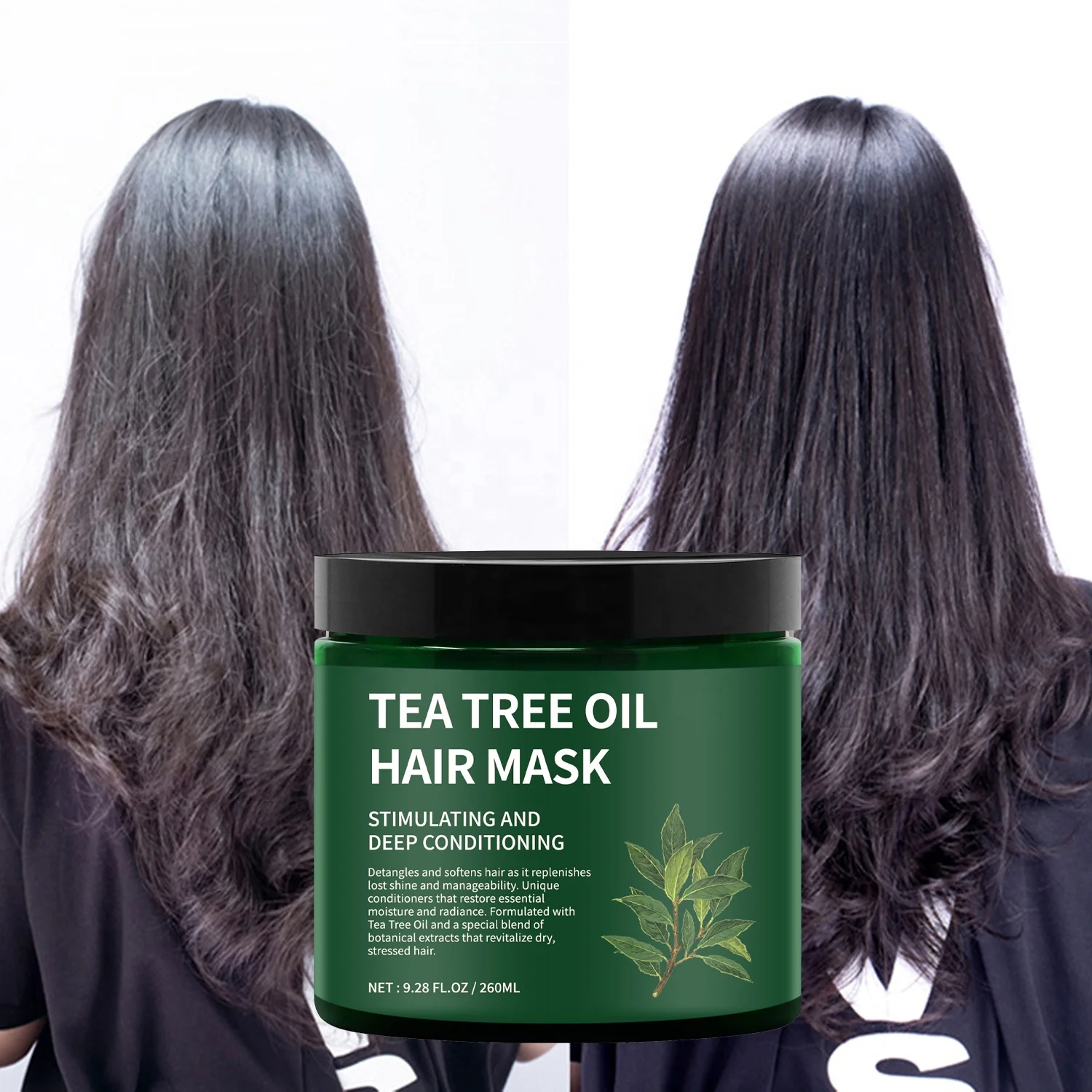 Wholesale Natural Raw Argan Oil Hair Mask Treatment Virgin Keratin Mask Tea Tree Essential Oil Conditioner for Women Cream Type