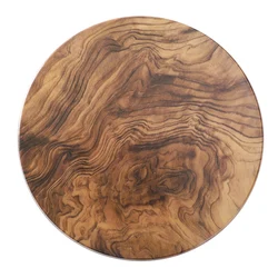 Amazon Hot Sale 100% Melamine Round Under Plate, Restaurant Serving Buffet Cake Plates