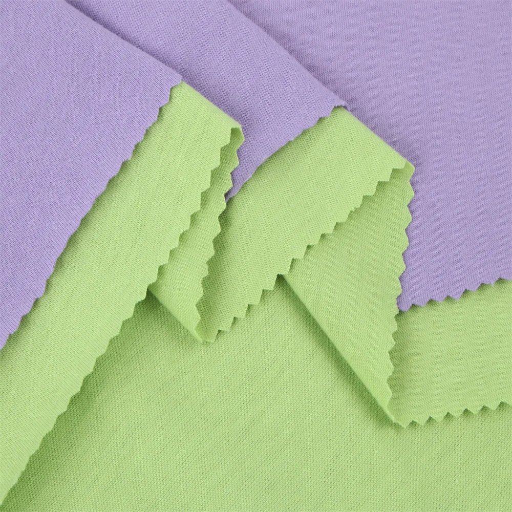 D102 Popular Style T Shirt Fabric Polyester Single Jersey Fabric Clothing Jersey Fabric