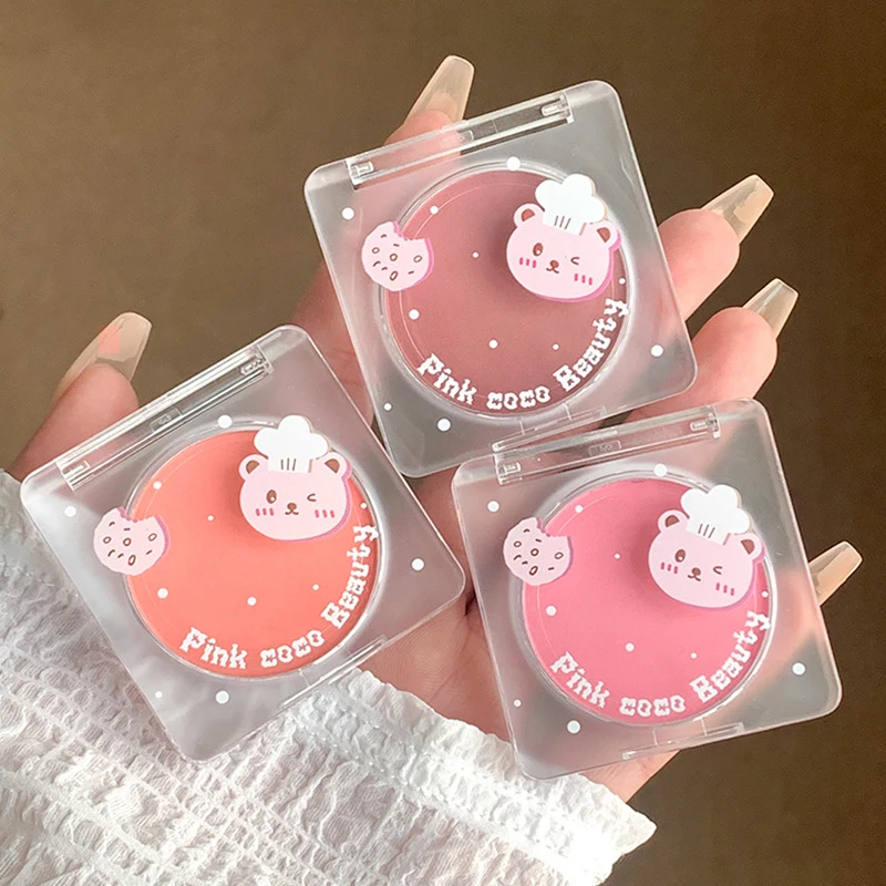 Pinkcoco Cloud Soft And Slightly Drunk Monochrome Blusher Powder Long Lasting Waterproof Face Blush Palette