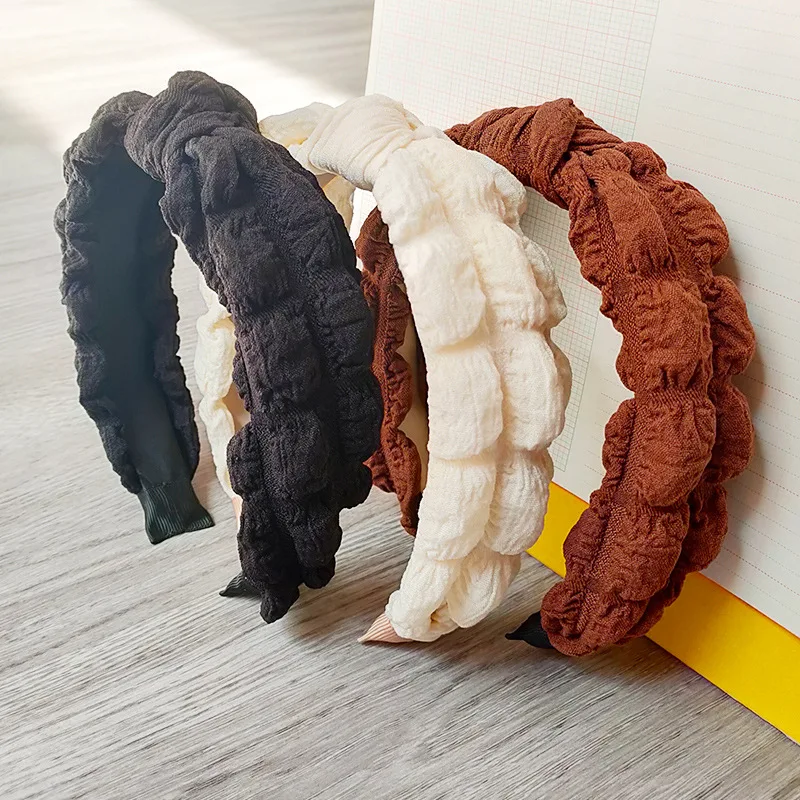 New Design Customized Winter Hairband wide brimmed soft headband accessories