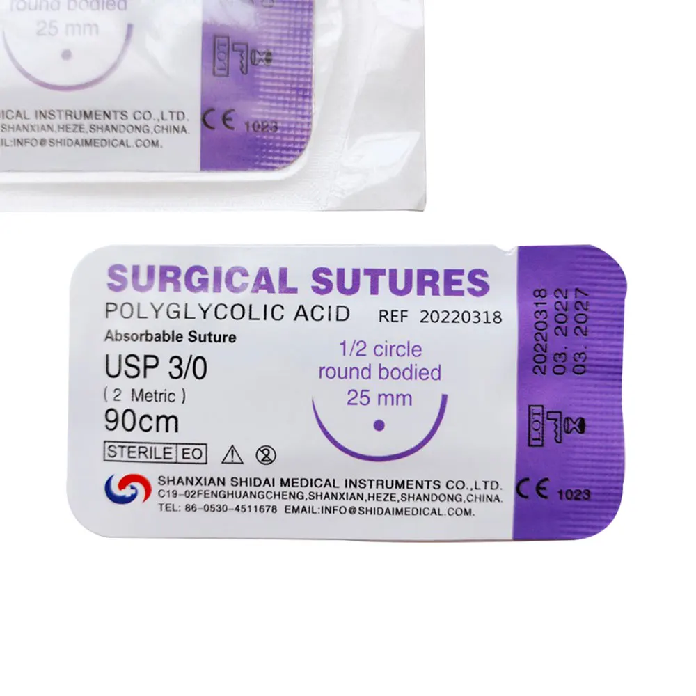 Surgical Suture Absorb Ophthalmic Dental Suture Cassette Sutures Surgical