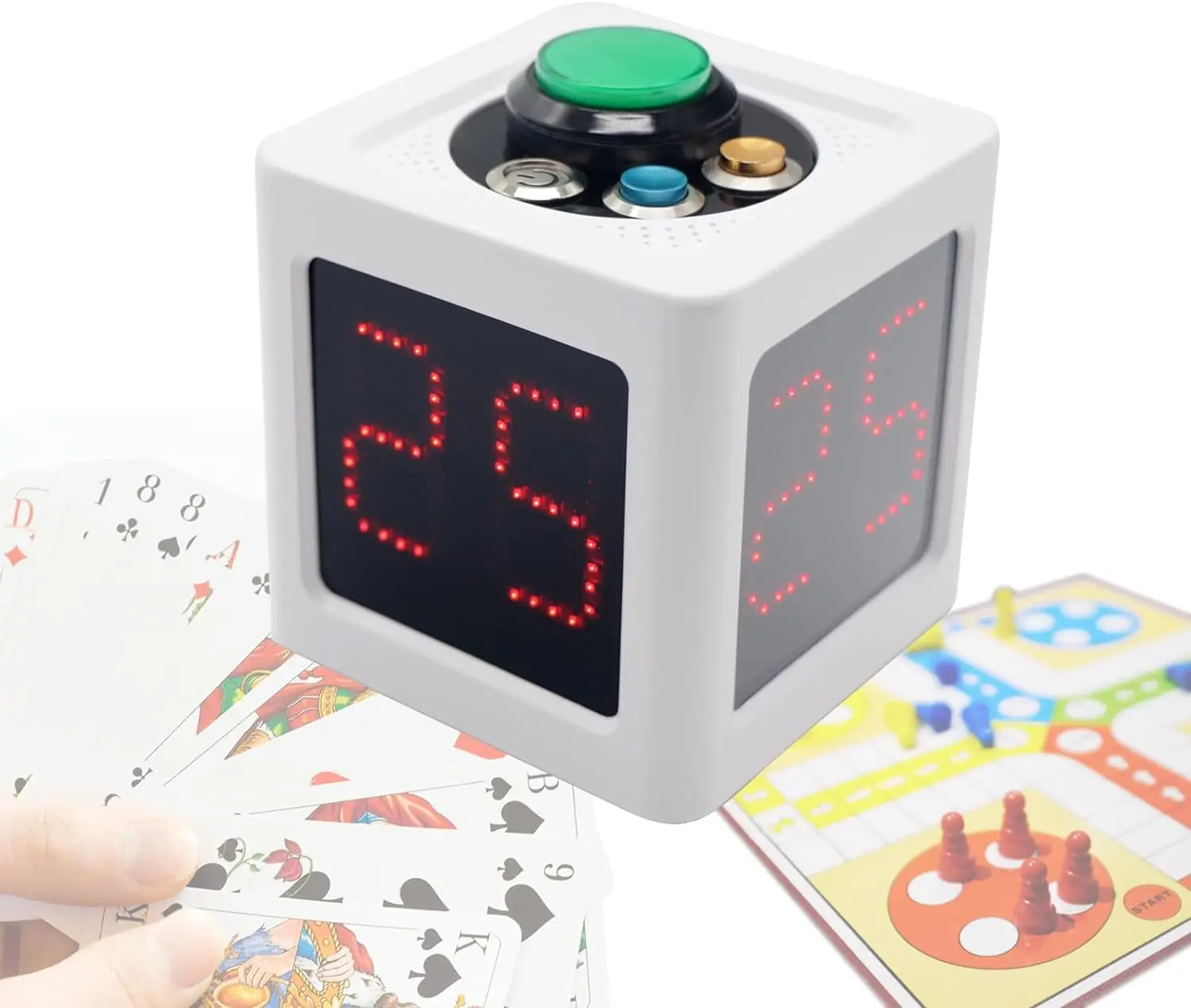 Portable Easy to Operate AA Battery Power Supply Chess Poker Timer with 20 30 Seconds Countdown Function Poker Shot Clock