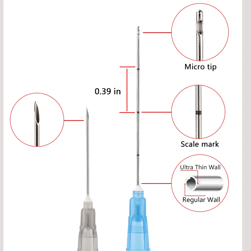 High Quality Micro Cannula 22g 50mm Blunt Tip Needle For Injection