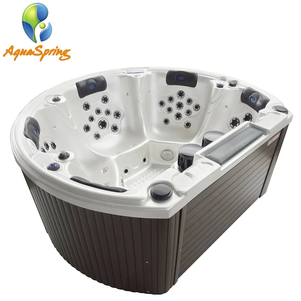 Popular new design balboa control heat pump for spa athletes spa round outdoor hot tub spas