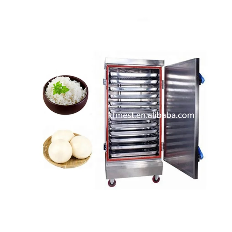 Hot selling 12 Trays Rice Electric/Gas Steamer Cabinet Machine