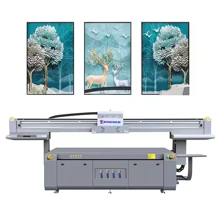 2513UV Large Flat Panel Inkjet Printer PVC Acrylic Glass Sheet Metal & Plastic Distribution Cabinet Printing Machine
