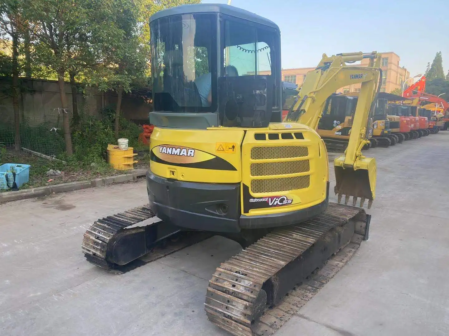 Экскаватор Yanmar Vio55 отличное качество низкая цена подержанный экскаватор в наличии