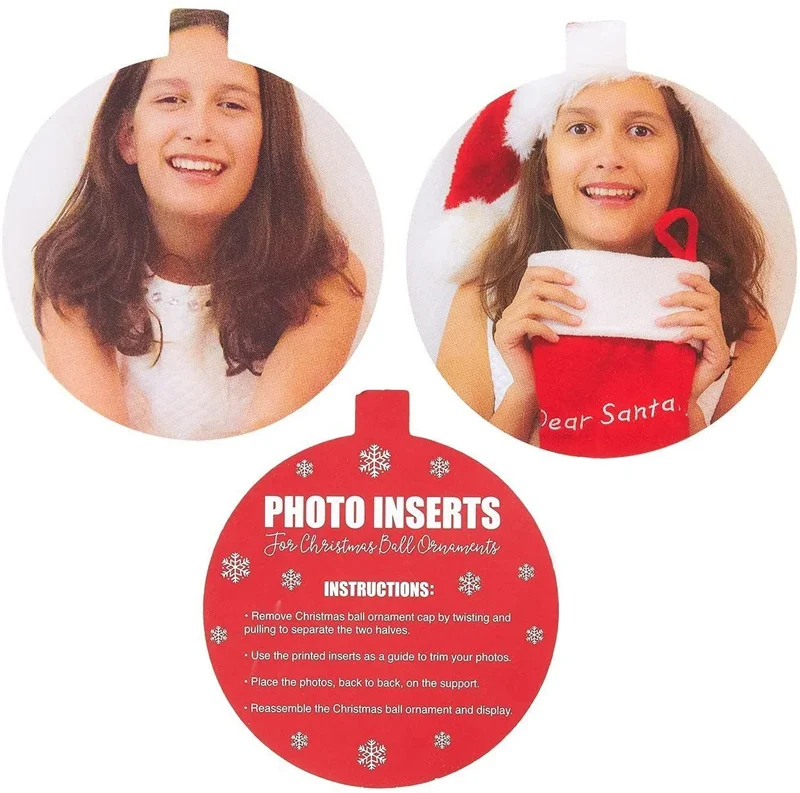 Wholesale Outdoor Christmas Tree Ornaments Personalized Transparent Plastic Hanging Ball With Names