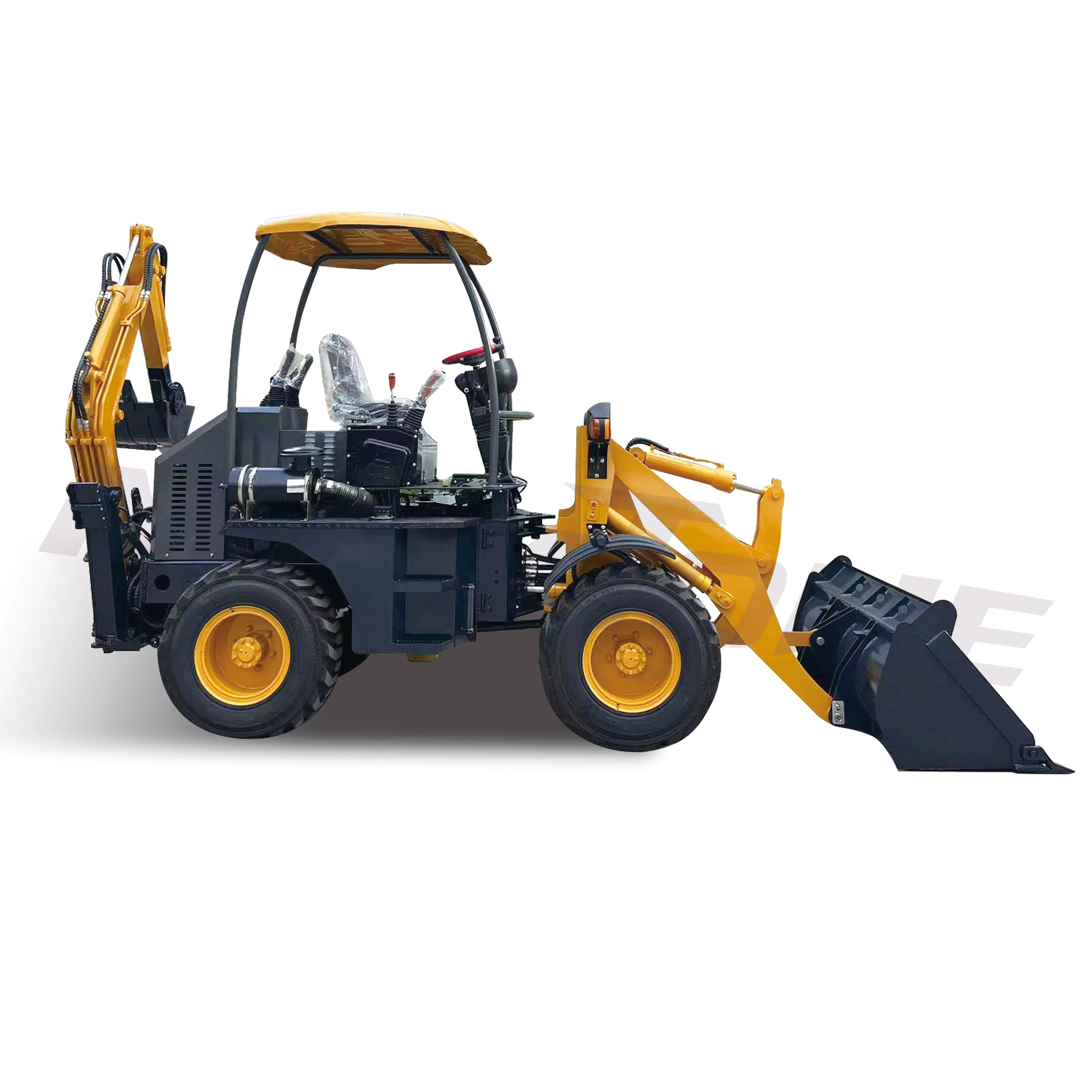 MAXTONE MT10-50 Mini Small Backhoe Loader Front End Small Micro Mini Wheel Loader Machine Compact Wheel Loader Hydraulic Motor