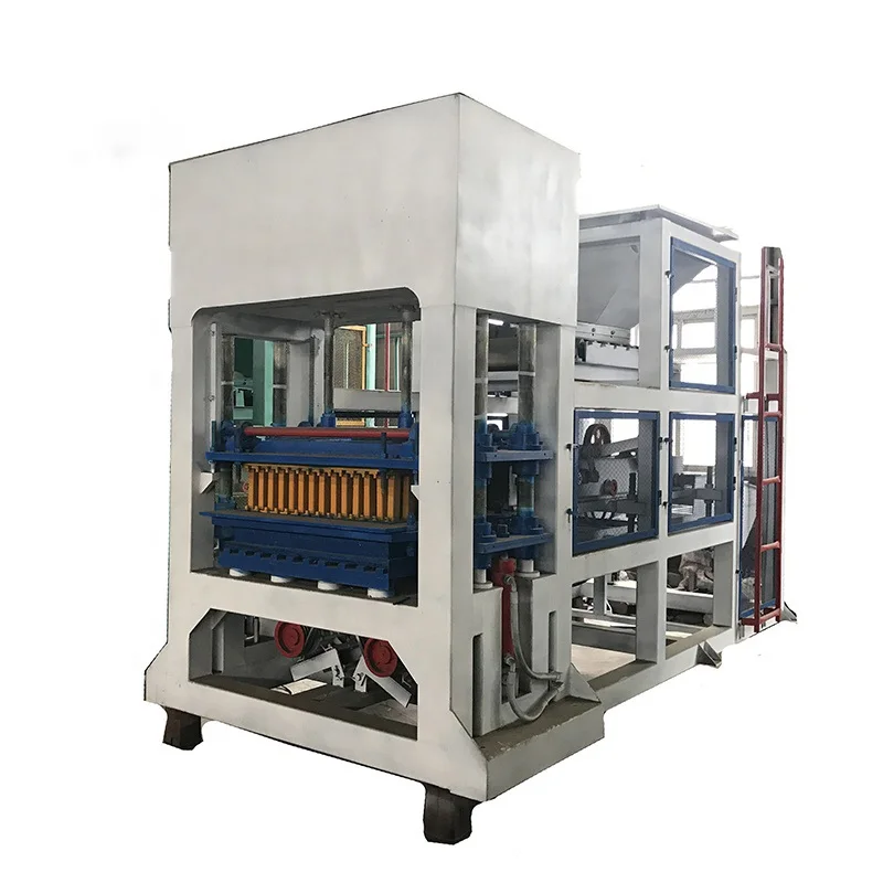 Top quality full automatic QT12-15  burn free  concrete Brick Making machine