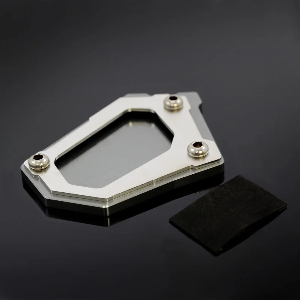 Motorcycle CNC Aluminum Alloy Kickstand Foot Side Stand Enlarge Pad Support Extension Plate for BMW R1200GS 2008-2012
