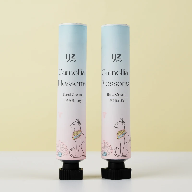 Eco-friendly Aluminum Cosmetic Tube 30ml Cosmetic Package Refillable Tube for Toothpaste Skincare Hand Cream Aluminum Tube