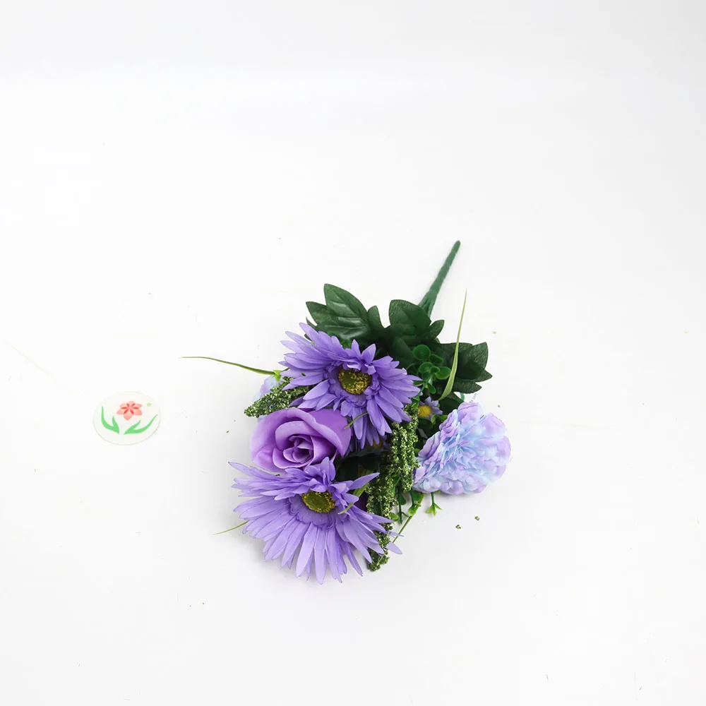 Wholesale Artificial Flowers Funeral Bush Flower for Cemetery Decoration