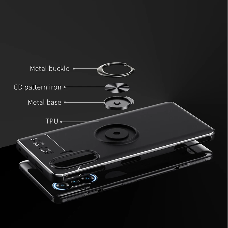 2021 New Model Magnetic Ring Phone Case For RedMi K40 TPU Case For RedMi K40 Gaming Cover