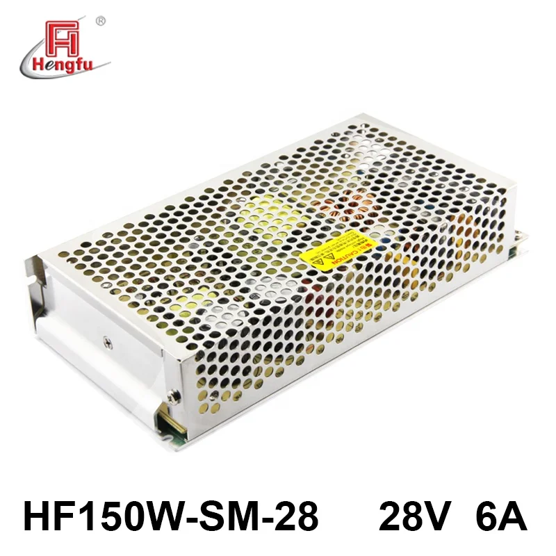 
28V 6A Hengfu HF150W-SM-28 SMPS single output AC DC switching power supply 