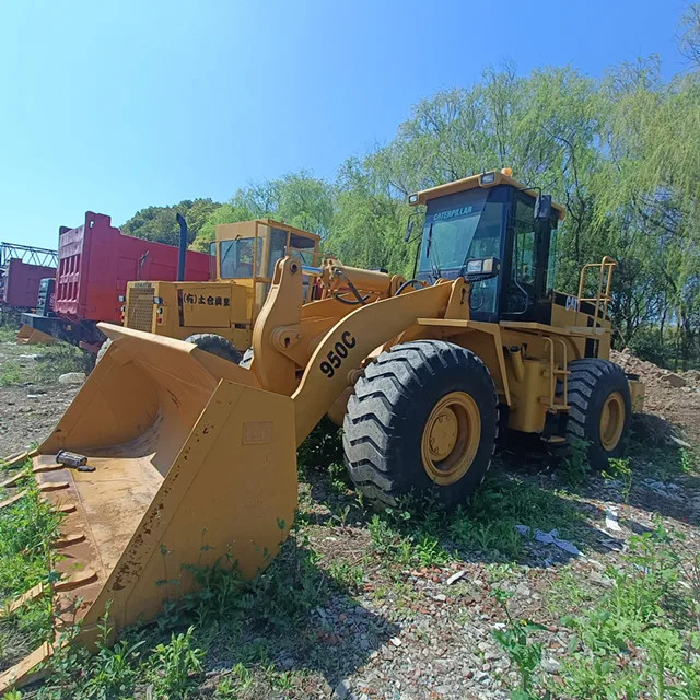Топ завод 90% новый погрузчик б/у Cat 950C 6 тонн колесный Распродажа в Шанхае