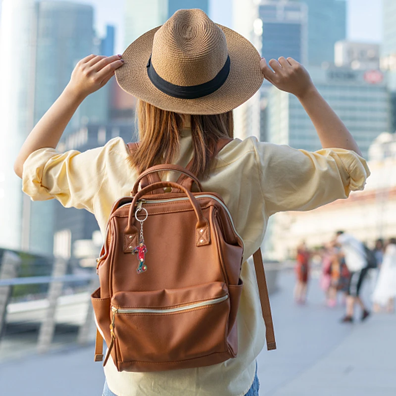 world cup keychain new top selling qatar 2022 world cup football star messi Ronaldo pendant acrylic keychain wholesale