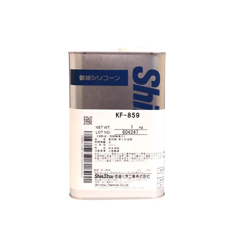 Shin Etsu Kf-859 Modified Silicone Amine Silicone Oil Softener Lubricant Textile Auxiliaries
