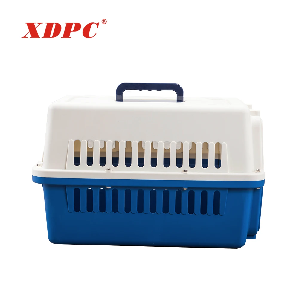 Dog kennel transport pet cage box plastic travel carrier