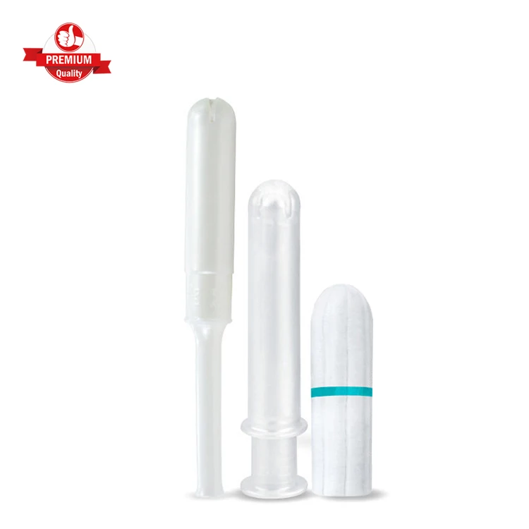 
High quality 100% recyclable NO ALLERGY Medical Grade custom organic eco natural tampons 