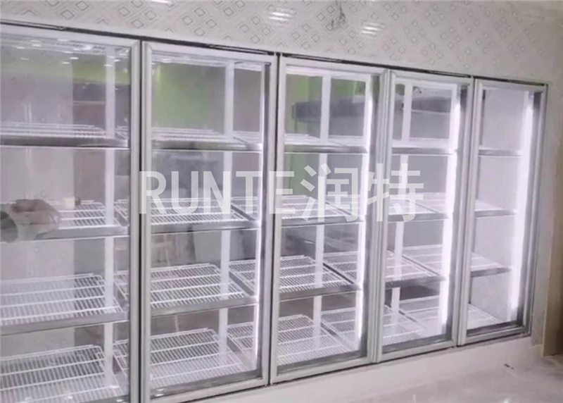 4 Door 6 Door 8 Door Walk-in Display Cooler  Commercial Walk in Cooler