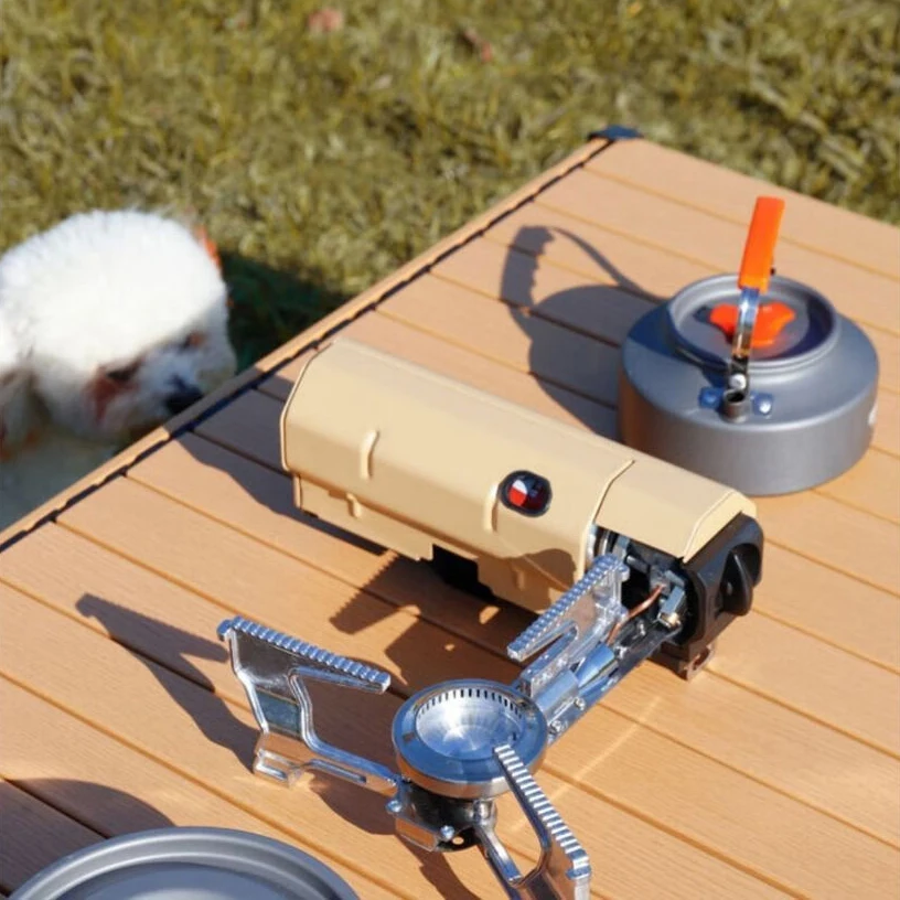 Outdoor Portable Folding Cassette Stove Cookware Card Magnetic Field  Gas Stove Cooking Water Boiling Tea