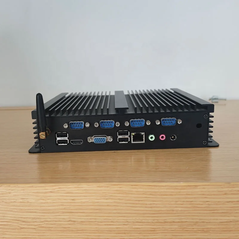 Embedded Industrial Mini PC all in one computer with USB Serial Paralled Port OPS media box