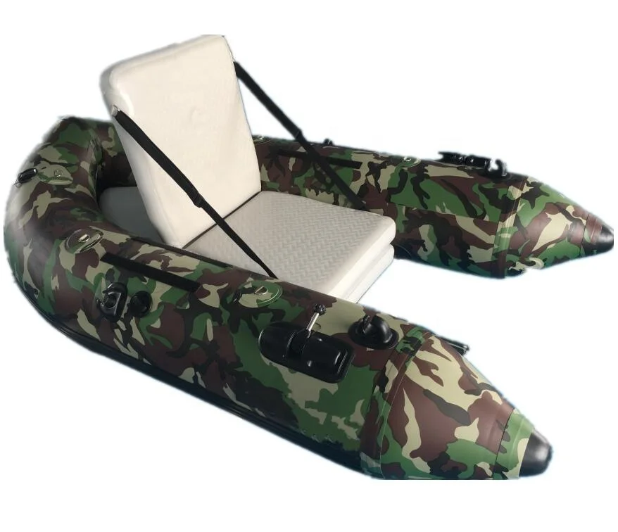 china inflatable fishing boat float tube belly boat 1 person inflatable fishing belly boat