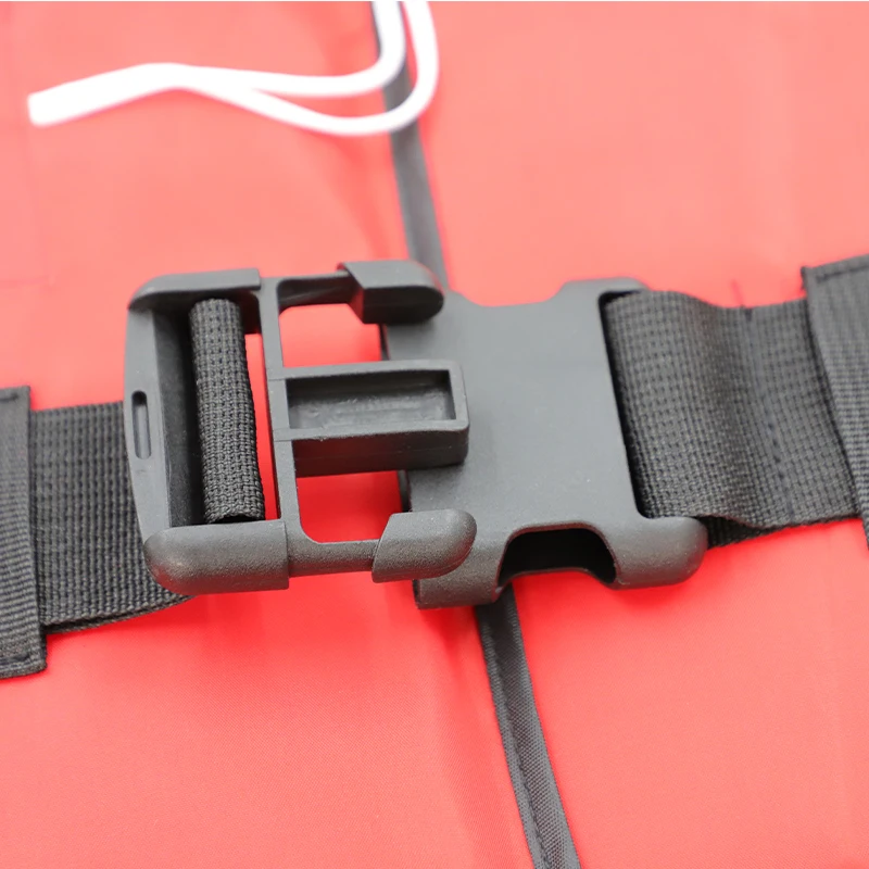 Red Orange Life Jacket Vest Adult Universal Marine Swim Float Jacket Life Vest