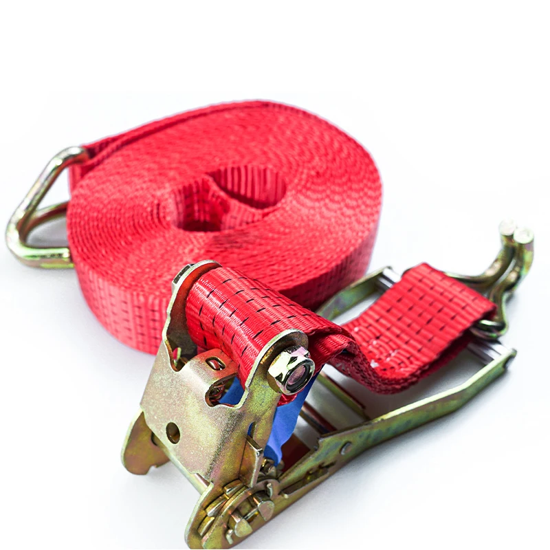 50 mm 5 ton heavy truck binding transport belt cargo binding belt load tension setting fastening ratchet belt