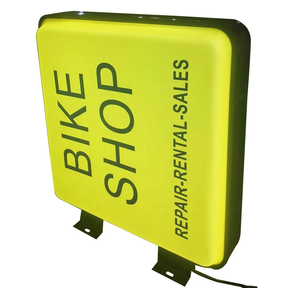 2022 outdoor UV printed led light box sign