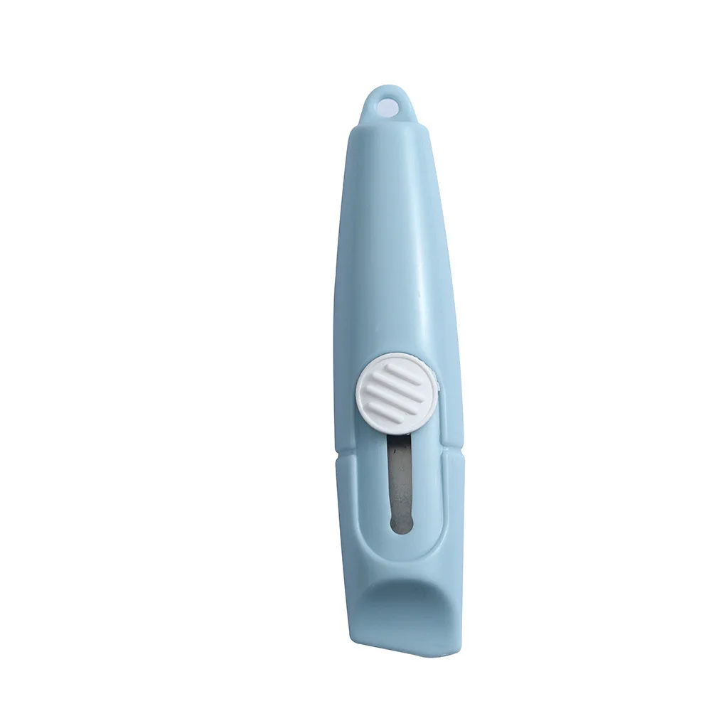 Simple creative whistle utility knife retractable portable mini blade cute girl heart demolition express knife