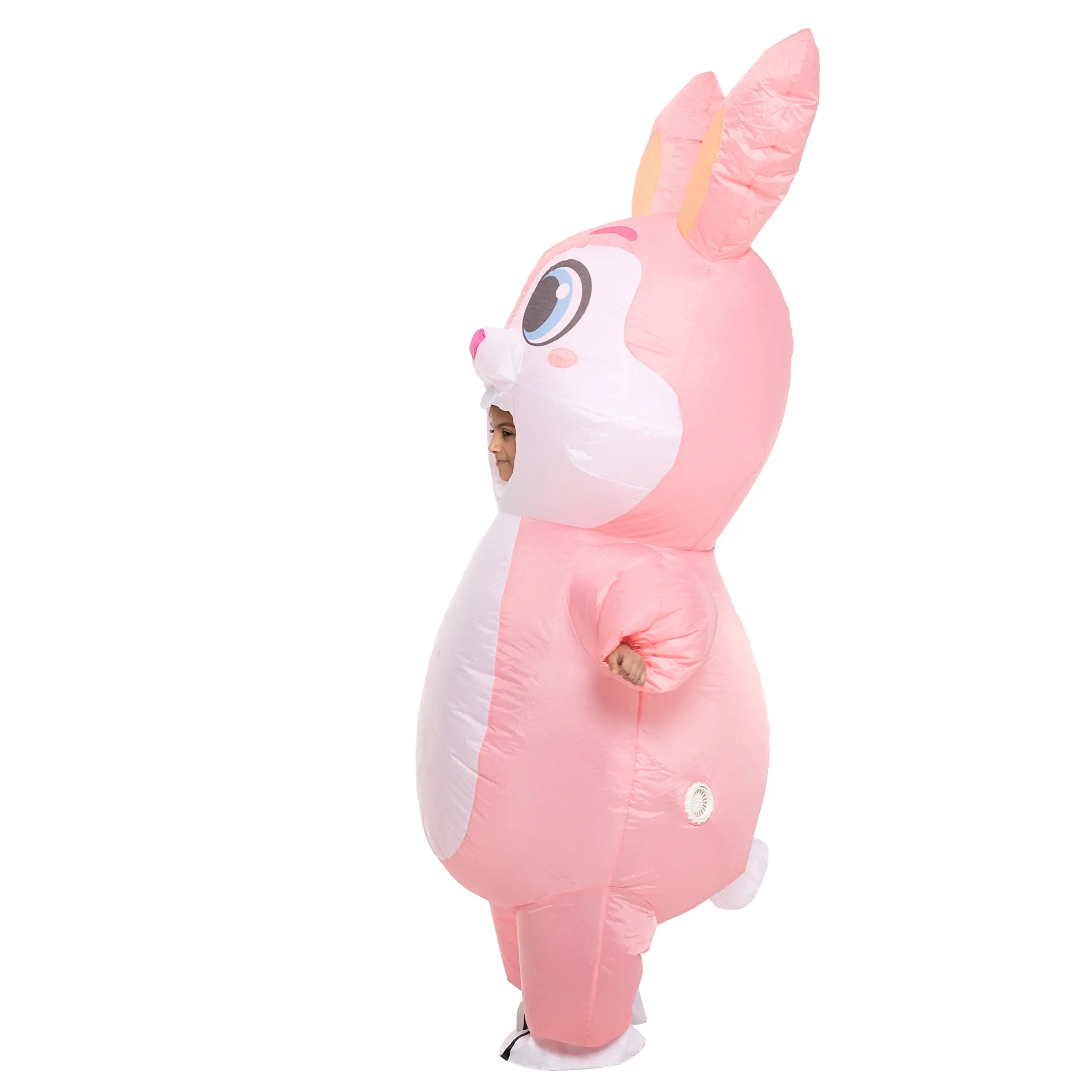 Wholesale Free Size Walking 210T Happy Easter Rabbit Inflatable Costume