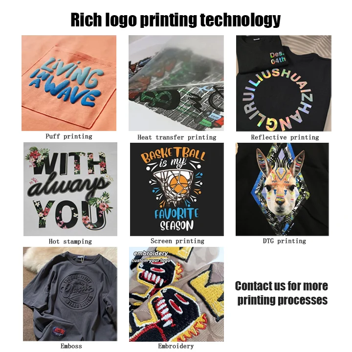Manufacturing Wholesale Heavy White Hooded Sweatshirts High Quality Sublimation Puff Print Custom Printing Hoodies Sweatshirts