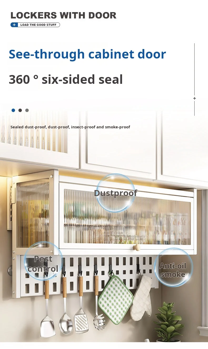 Careful Selection Strong Load Bearing Wire-Wrap Board Wall Cupboard Storage Rack