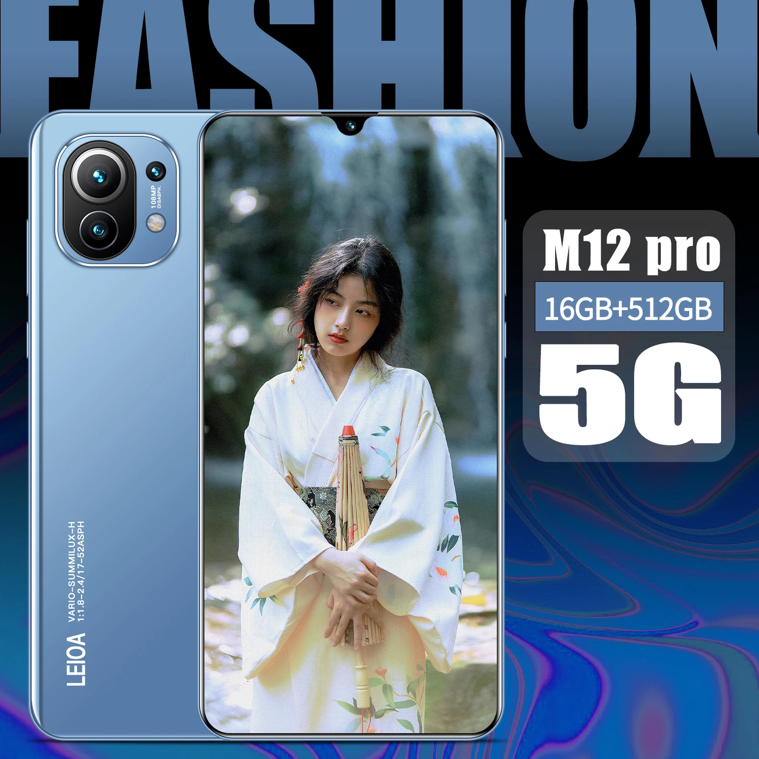 M12 Pro 7,1 дюймовый экран с разрешением HD сильный 10-ядерный 12 Гб + 512 Гб устройство чтения карт памяти telfono Китай мобильный телефон Android сотовый смартфон 4g