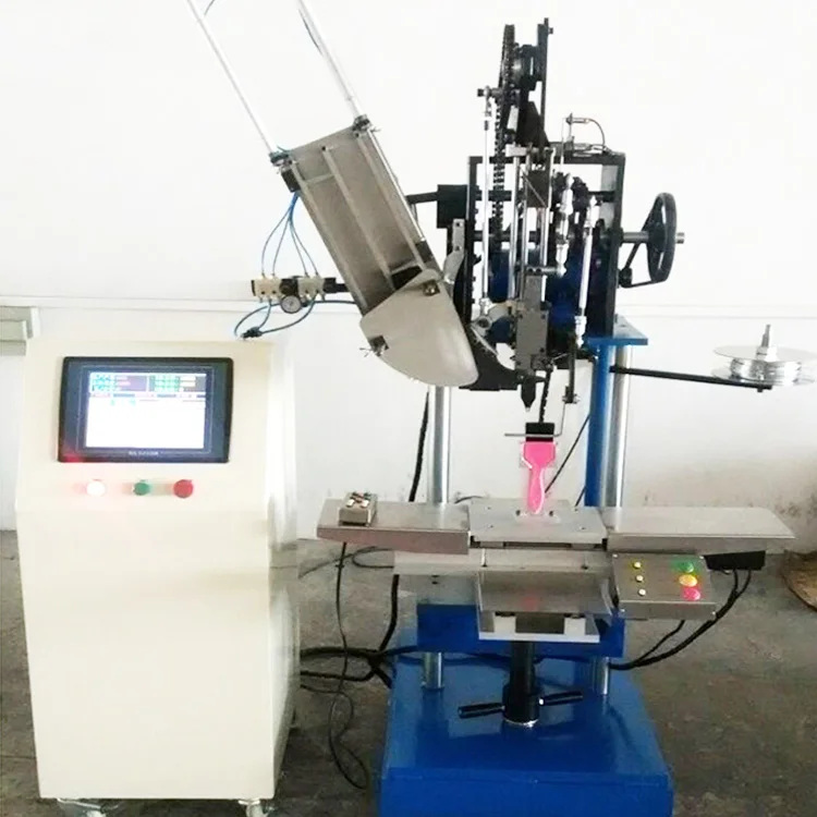 Hair Brush Handle Tufting Making Machine