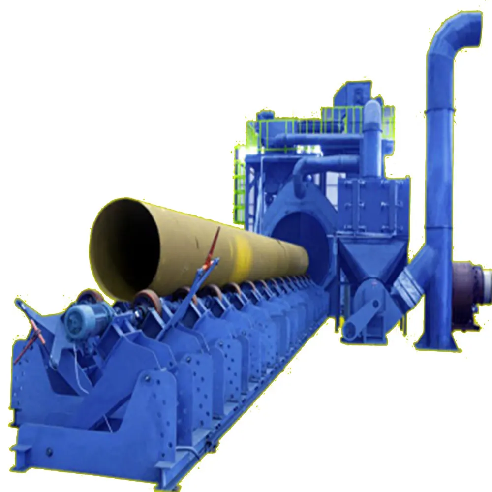 Steel Pipe Steel Tube Sand Blasting Duct Cleaning Equipment/Sandblasting Machine for sale with high efficiency