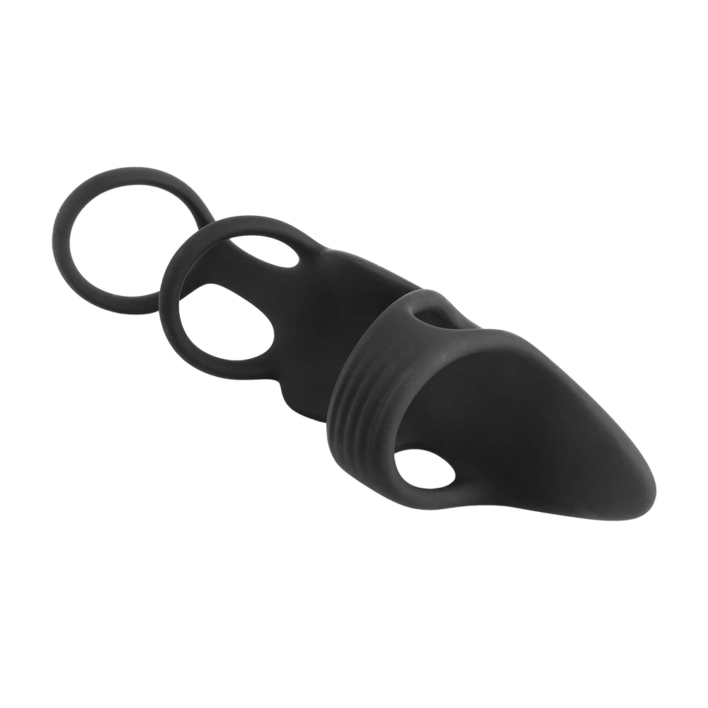 10 Speeds USB Magnet Rechargeable Cock Penis Ring Vibrator Lock Ring Delay Ejaculation Penis Ring Stimulator Sex Toy For Men