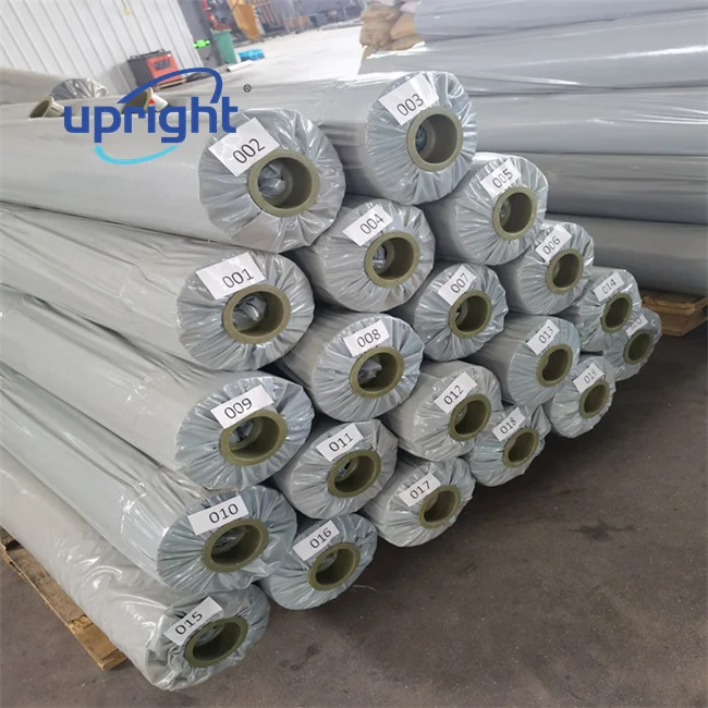 Upright transparent PVC soft film sheet super clear moister proof PVC plastic film roll for making mattress