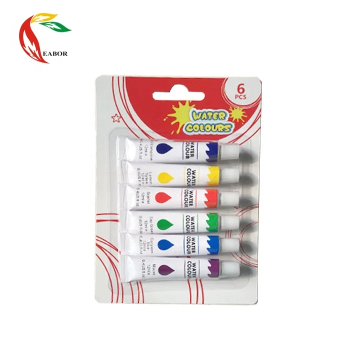 Watercolor Set - 12 Watercolor Aluminum Tubes for Student Artists of All Ages - Vibrant Smooth 12ml Canvas Watercolor Paints