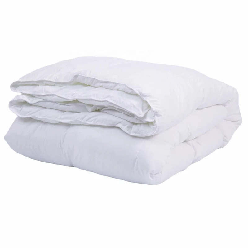 Down feather filled duvet Customized size Synthetic Fiber Goose Down Duck Down Filled Duvet Comforter Quilt