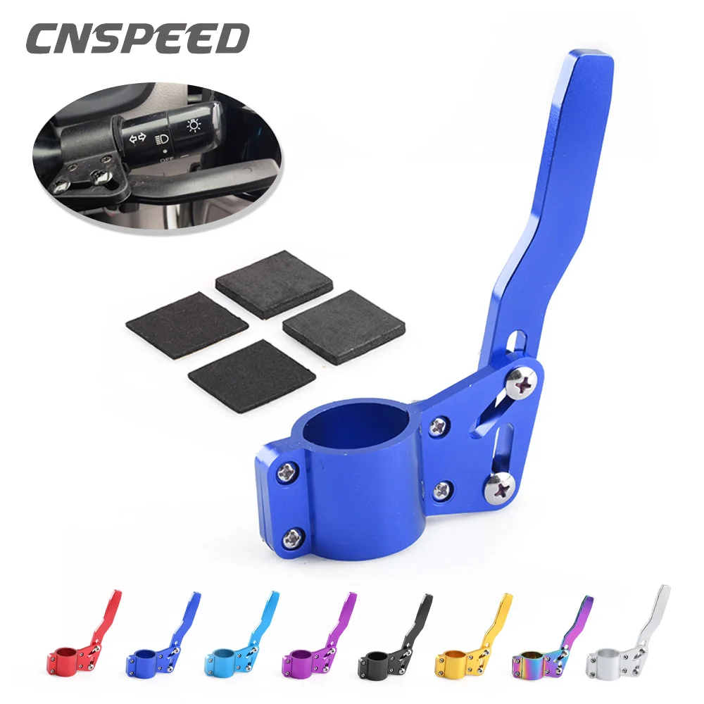 Universal Aluminium Car Styling Adjustment Steering Wheel Turn Rod Extension Turn Signal Lever Position Up Kit