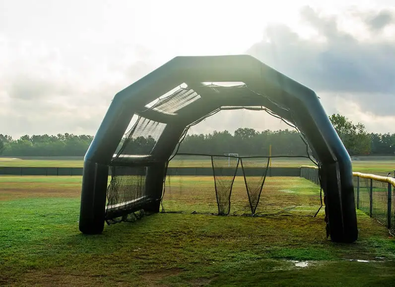 Black AIR Tight Inflatable Turtle Backstop rude american Inflatable Baseball and Softball Batting Cages price