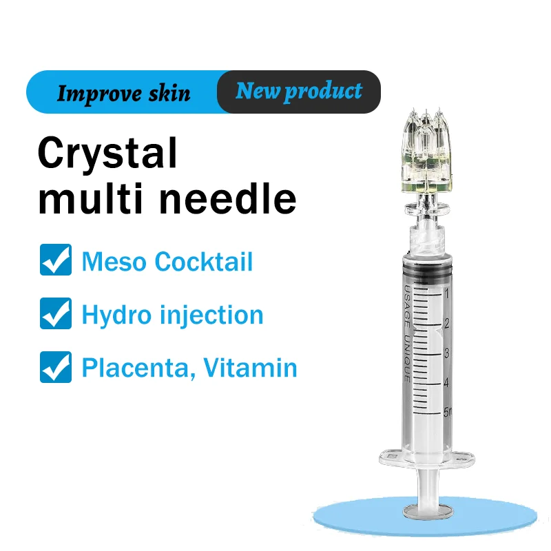 New arrivals water mesotherapy sterile disposable 5 pins hypodermic needles multi needle