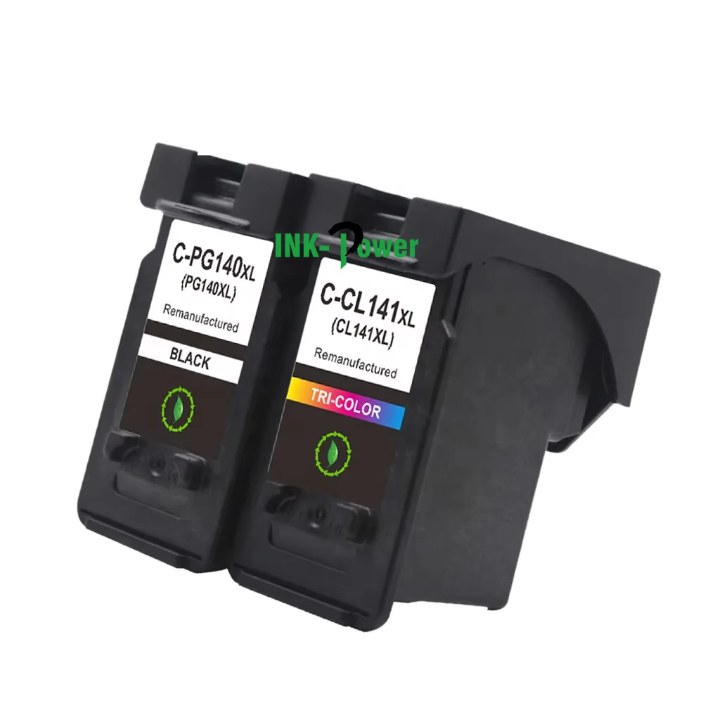 INK-POWER PG 140 CL 141 XL PG140 CL141 PG-140 CL-141 PG140XL CL141XL Remanufactured Inkjet Ink Cartridge for Canon Pixma MG3210